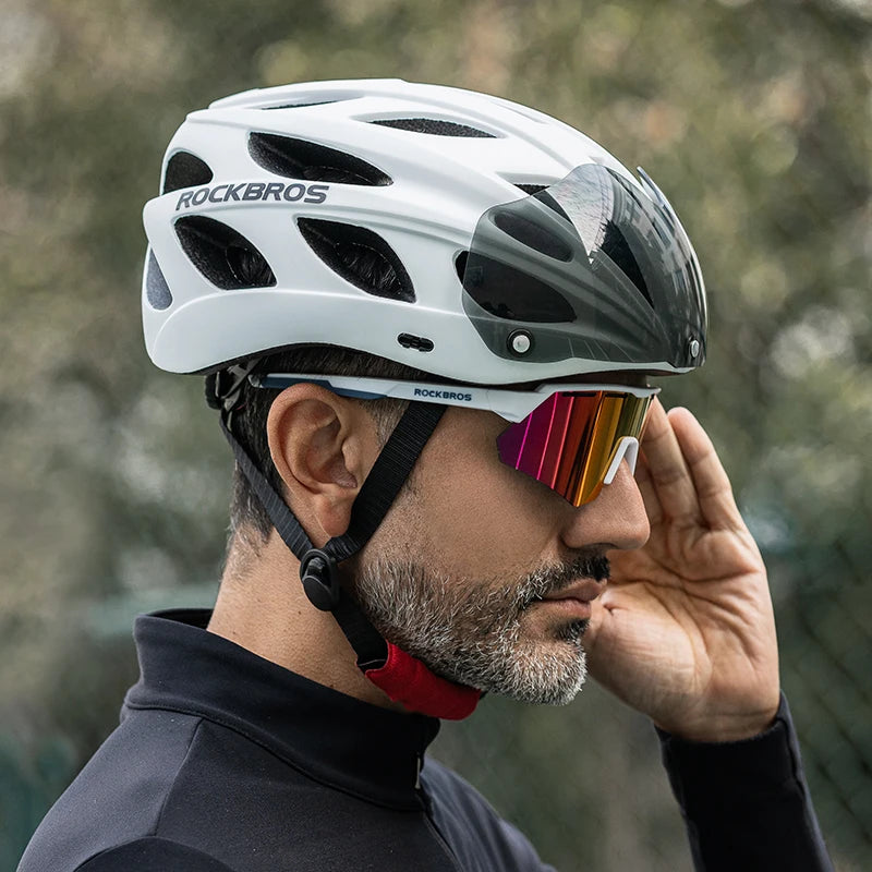 ROCKBROS Cycling Helmet Lightweight Integrated Safety Helmet
