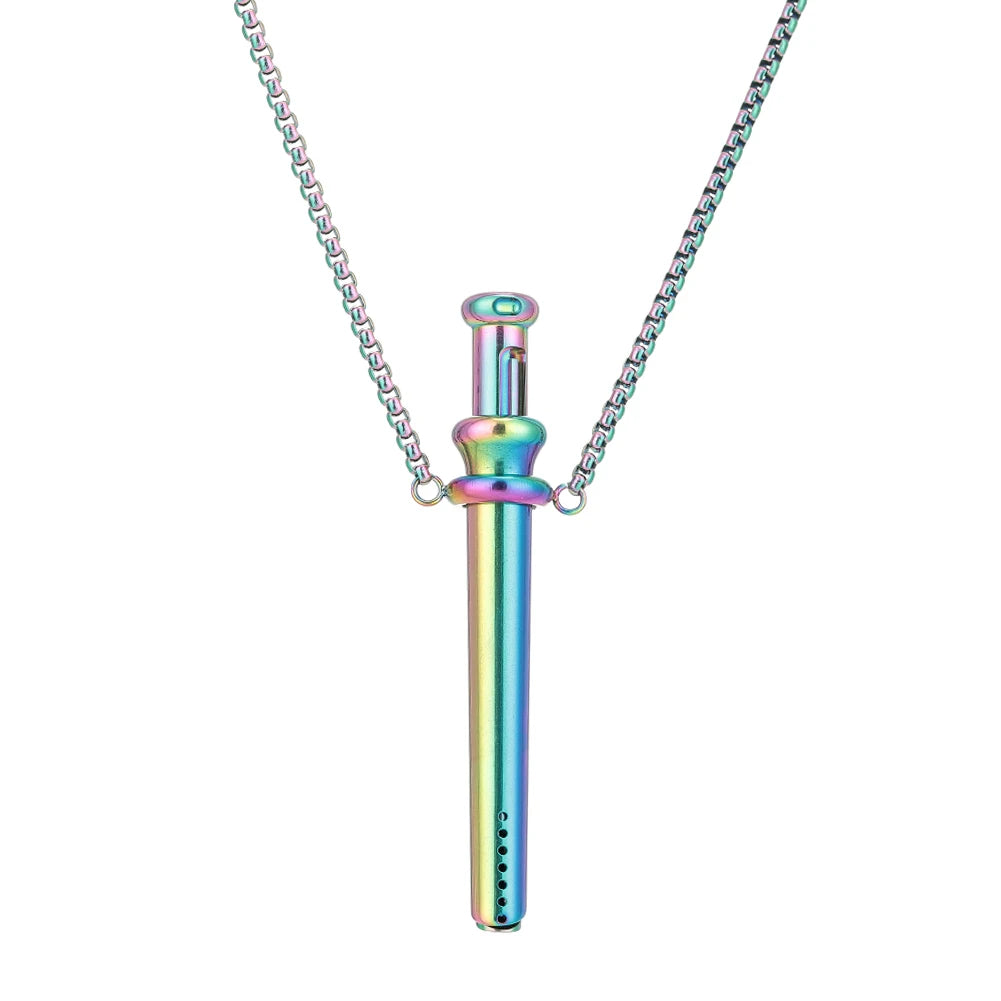 Breathing Resistance Whistle Necklace For Meditation And Anxiety Relief