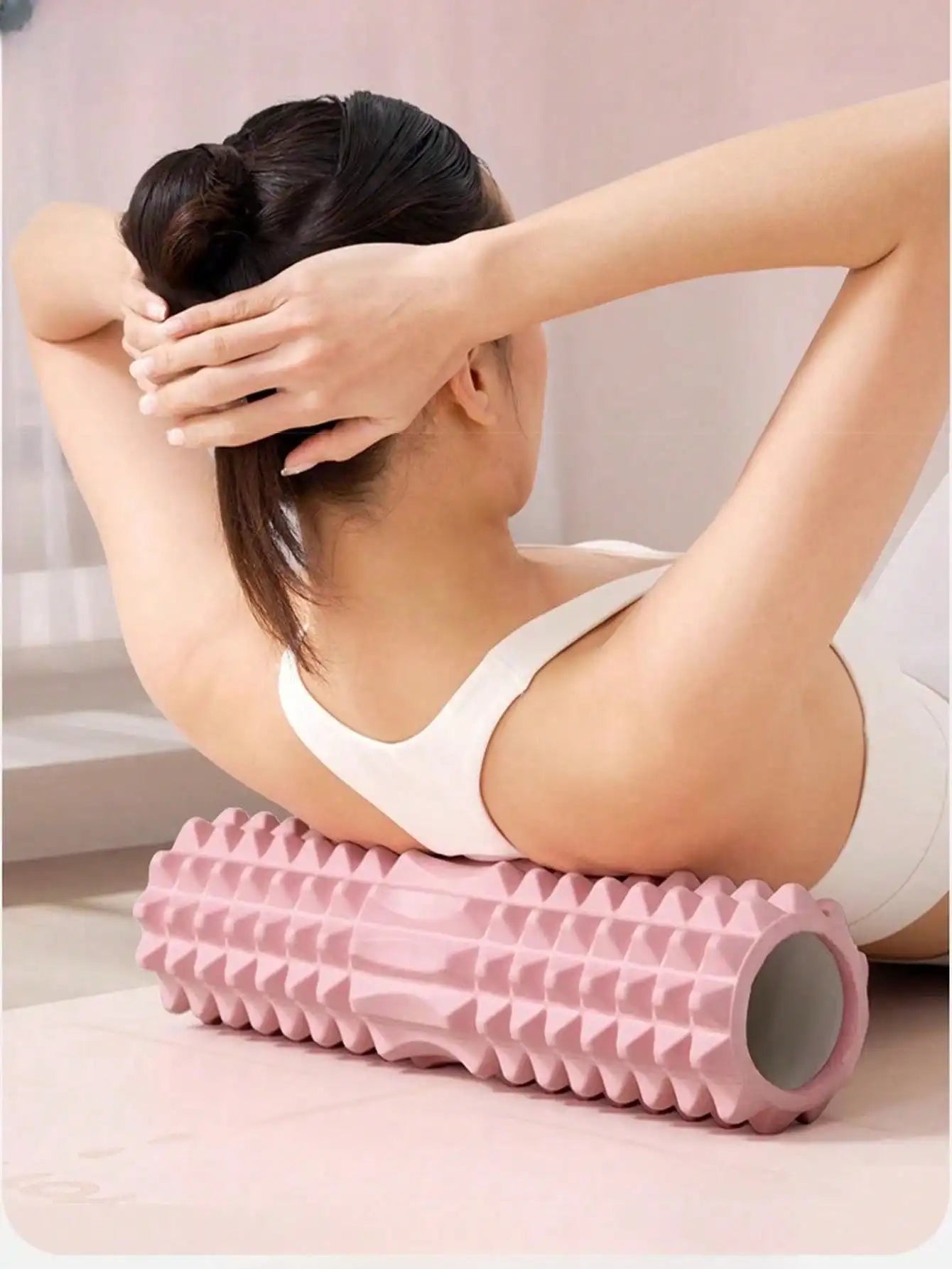 Foam Yoga Massage Roller Textured Deep Tissue For Muscle Recovery