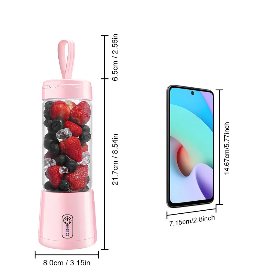 Portable Personal Smoothie Maker USB Rechargeable